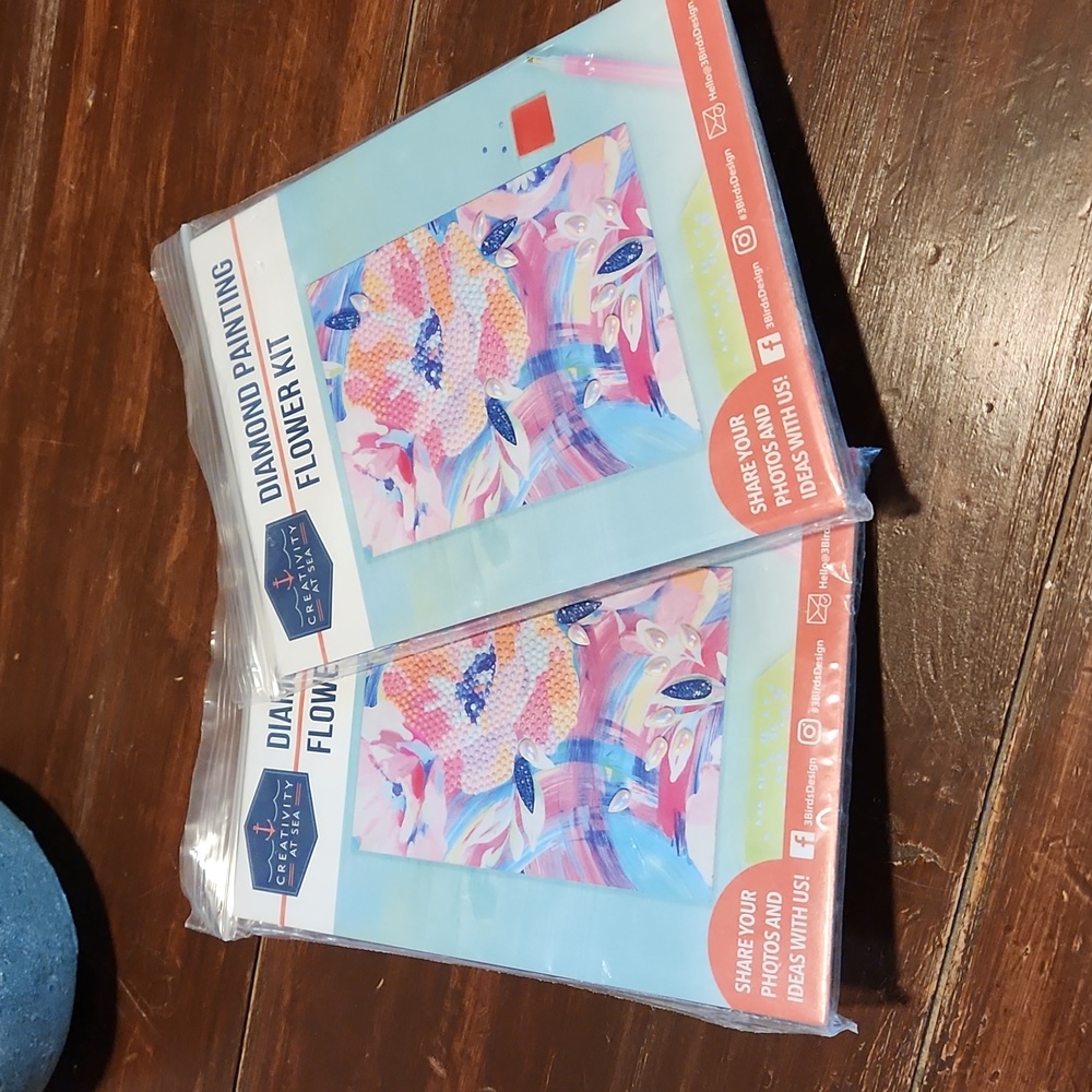 Diamond Painting Flower Kit (x2)